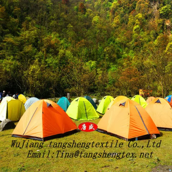 300D*300D100% Recycled polyester waterproof tent fabric