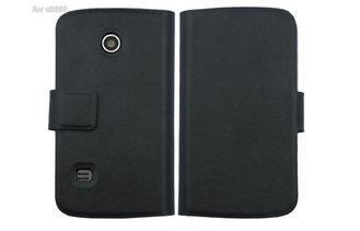 Black Huawei Leather case Wallet , Huawei Sonic C8650 U8650