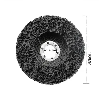 Black 5Inch Abrasives Wheel Strip Disc For Polishing