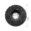 Disco della striscia di ruota abrasivi neri da 5 pollici per la lucidatura