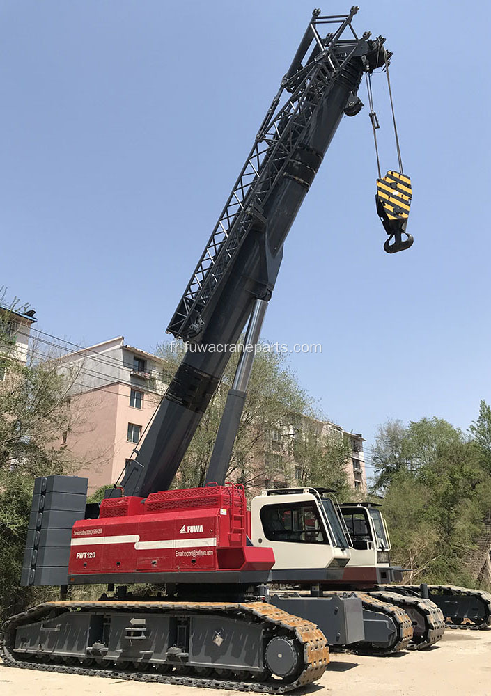 Grue télescopique sur chenilles 120 tonnes