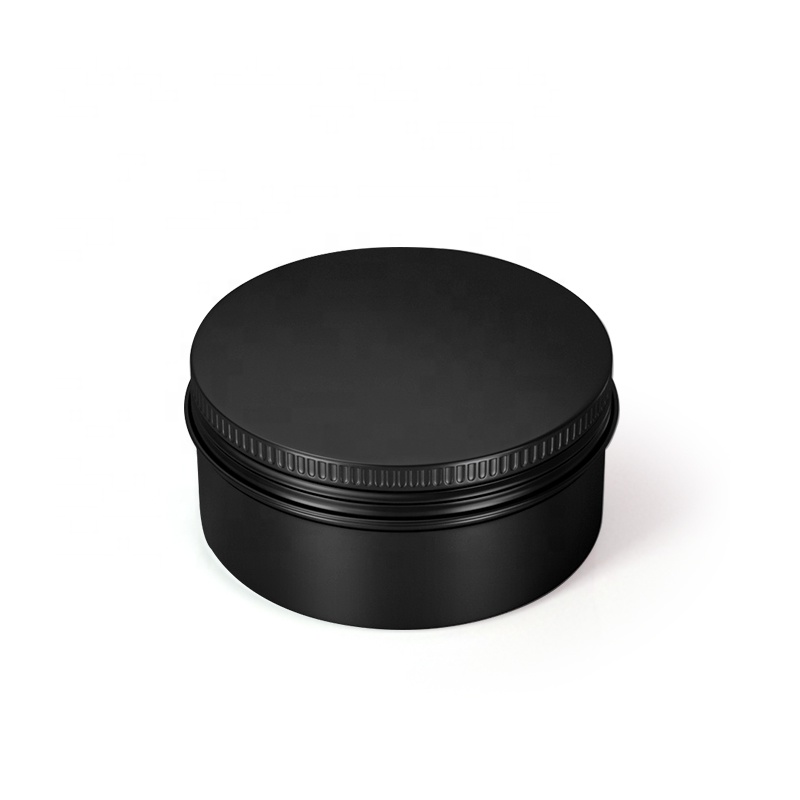 Black 200g aluminum tin