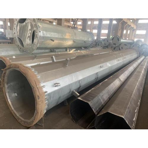 Electric Line Transmission Pole steel power line pole for electrical power transmission Manufactory