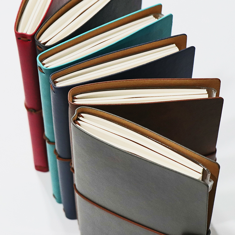 Hot Sale Planner A5 Soft Cover Leather Cover Notebook Journal Daily Yearly and Month Planner in Stock