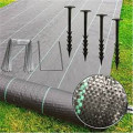 Black color Plastic Material securing Weed Control Fabric