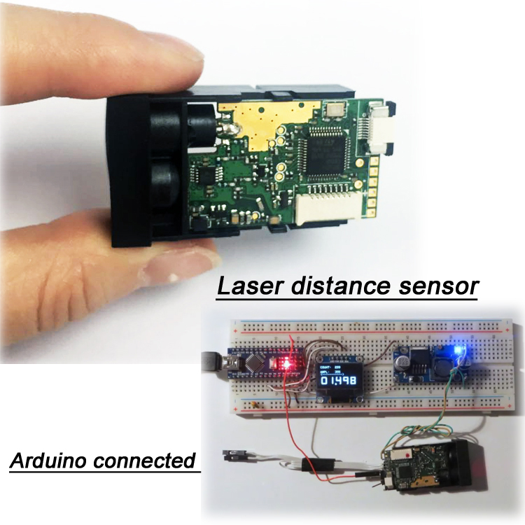 40mレーザー測定精度LidarセンサーArduino