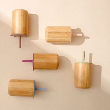 New Creative Bamboo Sippy Cups: BPA-Free, Leakproof, and Ideal for Kids' Training and Snacks