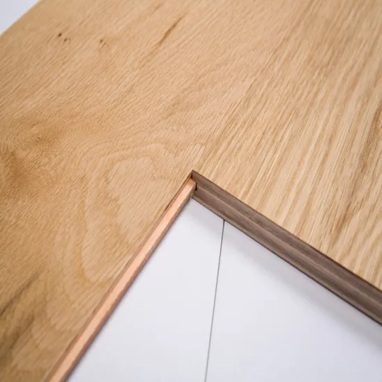 Multilayer white oak wood flooring parquet click system