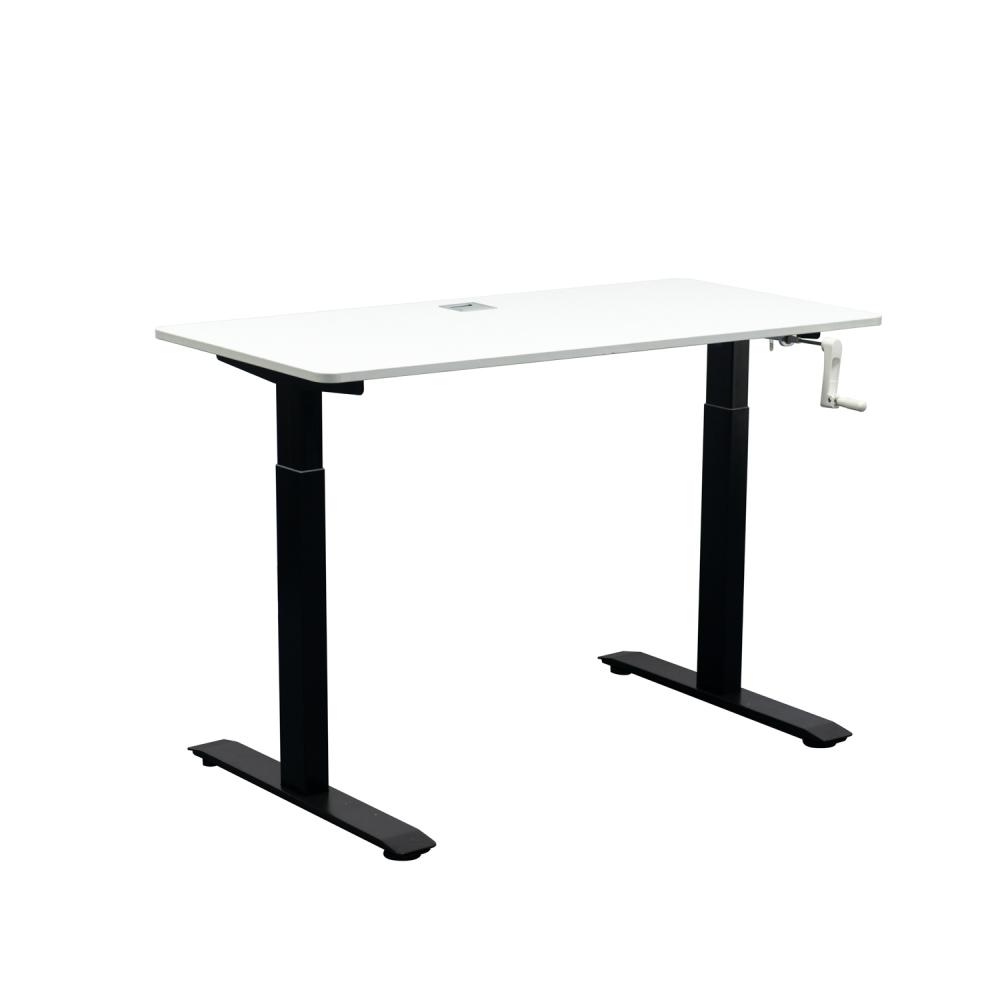 Office Desk White Height Adjustable