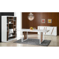 Wooden Dining Furniture Contemporary white dining table with veneer Manufactory