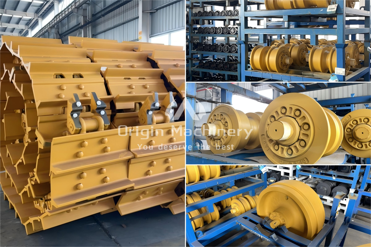 bulldozer undercarriage track assy track roll