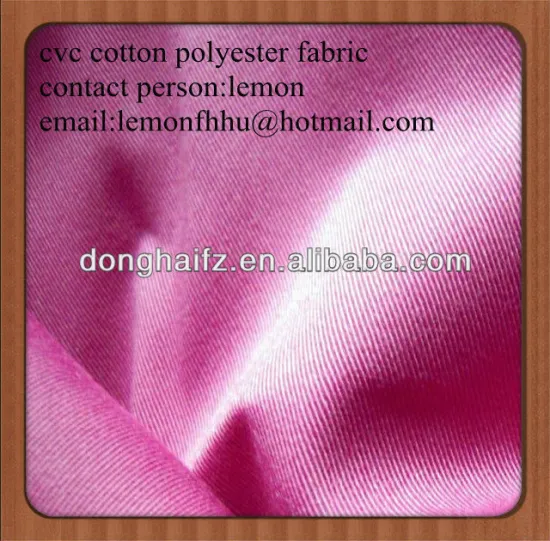 cvc cotton polyester fabric