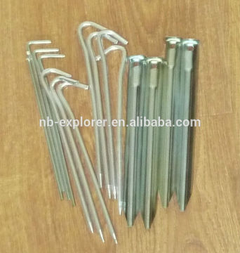 high quality aluminum tent pegs / steel tent pegs