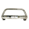 Iron U-shaped front bumper with baffle