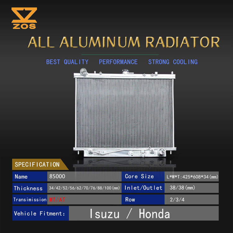 Aluminum Radiator For Isuzu Amigo/rodeo/rodeo Sport & Honda Passport ...