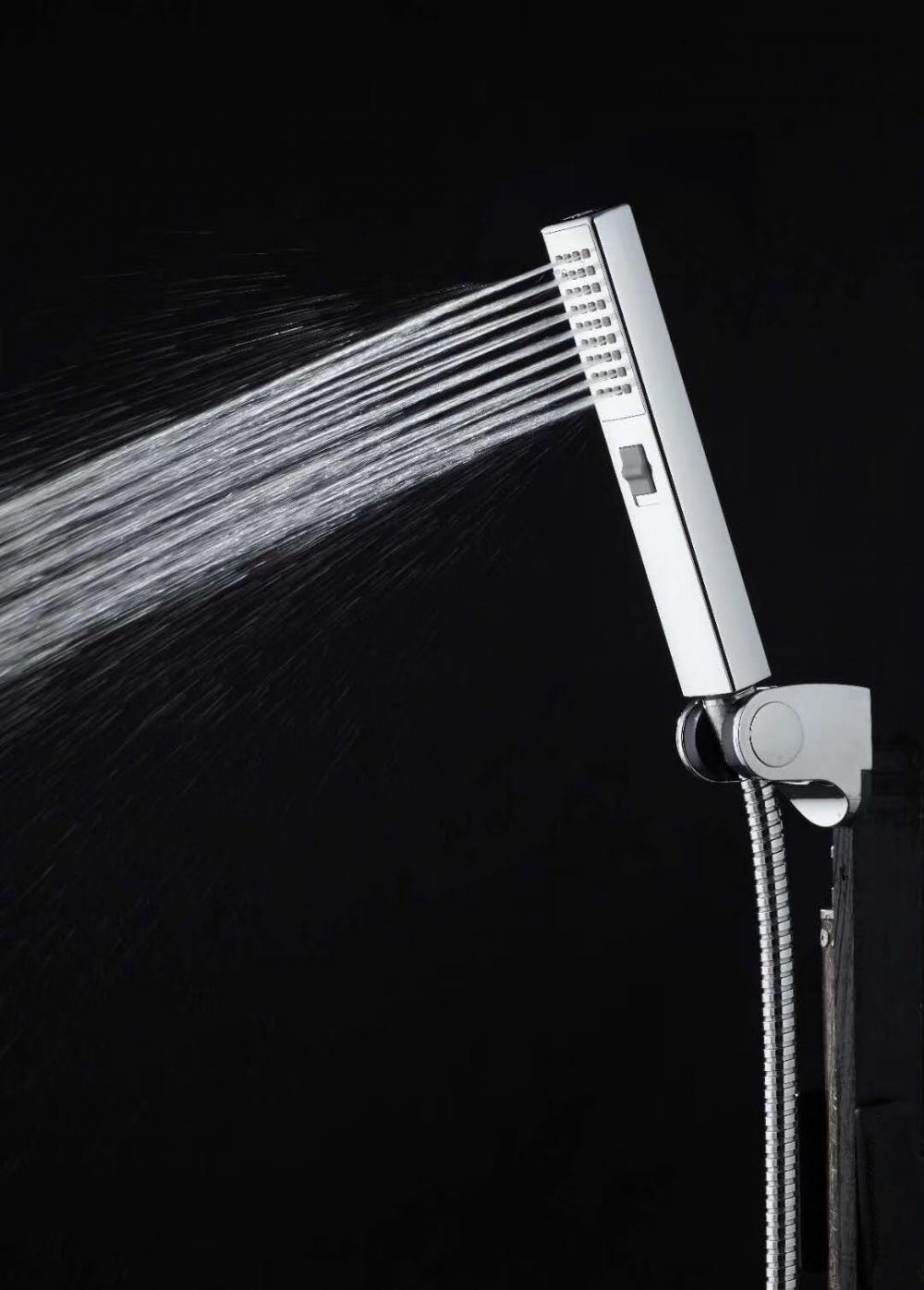 Interrupteur combiné de douche de haute qualité Pommeau de douche à jet portatif à 3 fonctions