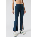 Pantalons de pantalon Flare Flare Workout Running