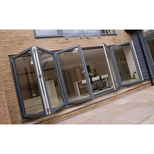  aluminium bifold doors Villa Waterproof Bi-fold Door Exterior Supplier
