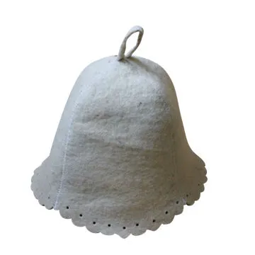 Wool felt sauna hats