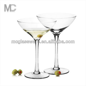 Wholesale High Quality Handmade Cheap Clear Long Stem Glass Martini