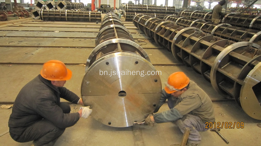 Prestressed ফাঁপা বর্গক্ষেত্র গাদা ছাঁচ