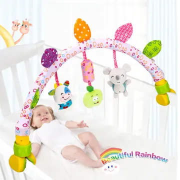 Baby Musical Mobile Toys for Bed/Crib/Stroller Plush Baby Rattles Toys for Baby Toys 0-12 Months Infant/Newborn Educational Toys