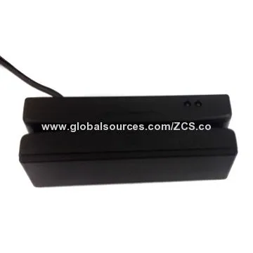 Magnetic Card Readers, Compliant with the RoHS Directive, Triple Tracks Card Read