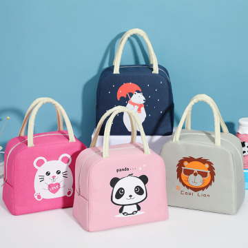 Colorful Cartoon Printing Students′ Cooler Bag Lunch Bag