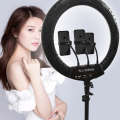 โทรศัพท์ความงามแต่งหน้ารูปภาพวิดีโอ RGB Ring Light