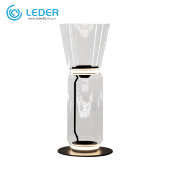 Lampes de chevet rondes transparentes LEDER