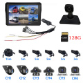 10.1 inch 6 channel vehicle monitor system support 2.5D touch/H.265 compression SA-KC60TP