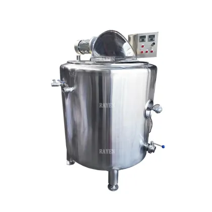 Stainless Steel Jacketed Heating Chocolate Butter Churn and Honey Holding Tank