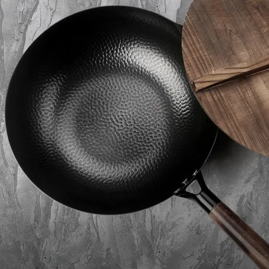 Premium Stylish Professional Cast Iron Wok