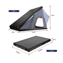 Alloy ute canopy triangle car roof top tent