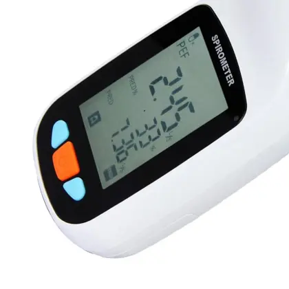Handheld Spirometer Lung Function Testing Equipment Vital Capacity Portable ABS Monitor Medical Device Display Lung Function