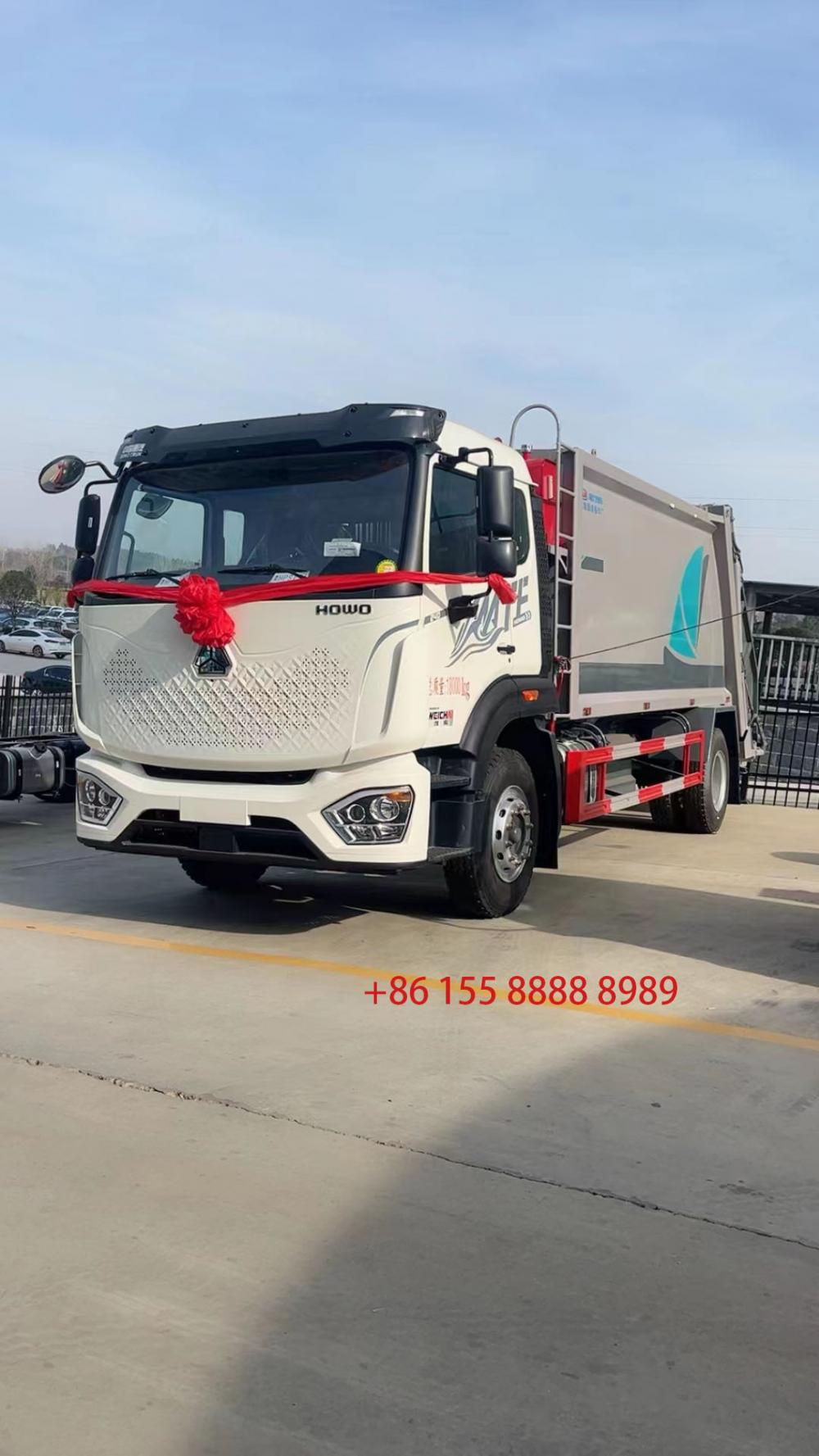 Howo 8cbm Compression Garbage Truck 2 Jpg