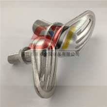 Polish intake strainer with thread for boat accessories