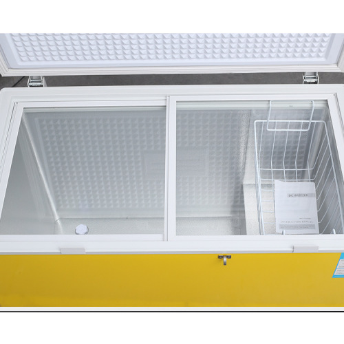 258L Household Solar Refrigerator Deep Freezer DC 12/24v