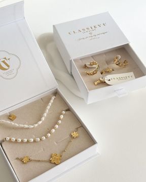 OEM Großhandelspreis Velvet Schmuck Box Verpackung - weiße Schmuckschachtel Caja Joyeria