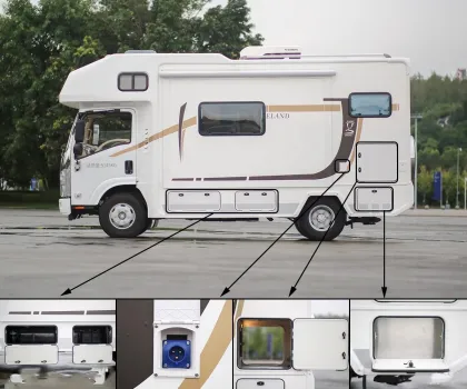 Family Off Road ISUZU Travel Trailer RV for Outdoor Camping