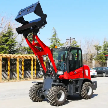 Compact Loader Tractor Mini Loader for Sale - CE 0.8-1 Ton Arm Raw Coal Snow Trolley Case Clamp