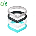 Popular Heart-shape Silicone Rings Wedding Elastic Love Ring