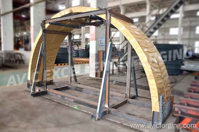 split rim forging for mechanized equipment