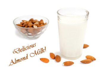 Almond flavored milk drink