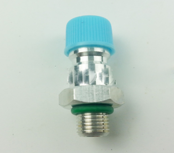 automobile air conditioner parts valve aluminum R134a 508 charging valve special valve