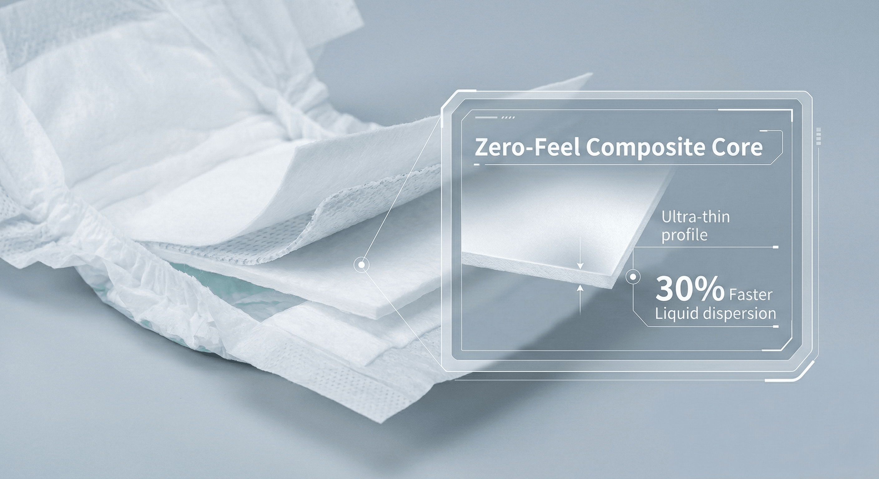 AIJIA diapers high-speed absorption with Zero