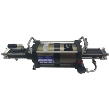 High Pressure Double Stage Oxygen or Helium/Nitrogen Gas Booster Testing Pump - HYDR-STAR AGB06-2T-14/30