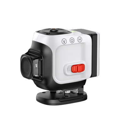 Lazer 360 Nivel Laser - Professional 360-Degree 12-Line 3D Self-Leveling Red Laser Level for Construction and Outdoor Use