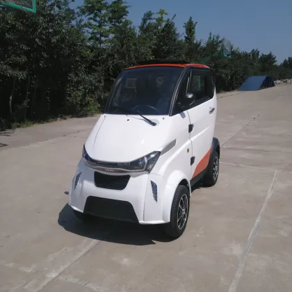 4 Wheels L6e Green Sightseeing Electric Vehicle