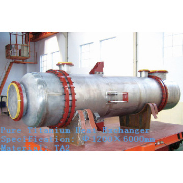 Titanium heat exchanger